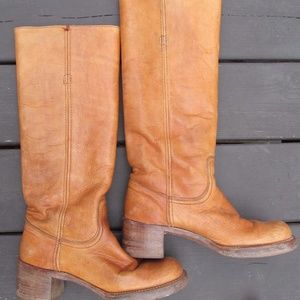 Vintage Leather Frye Campus Boots 6.5
